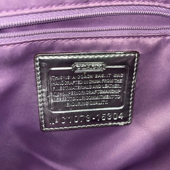 COACH POPPY STORYPATCH POP SWING BAG/ SHOULDER BAG GOLD #15304 - Picture 12 of 16